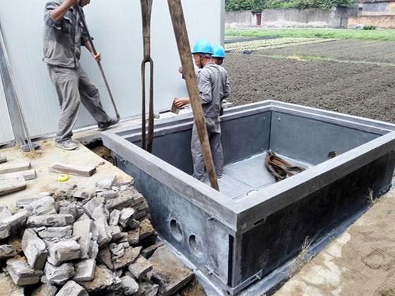  預制裝配輕質電纜井